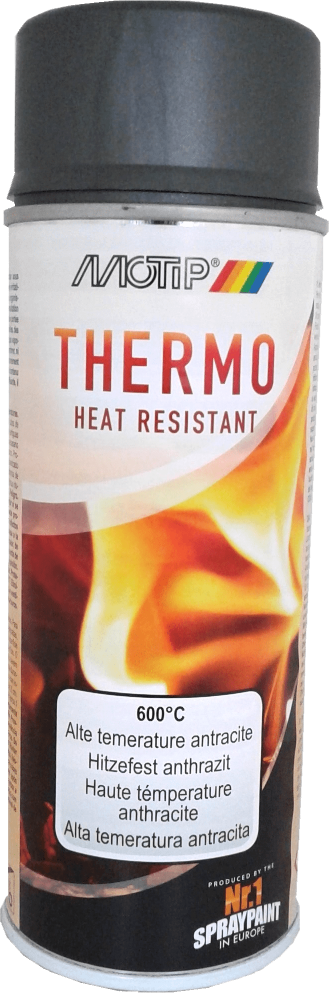 Spray Alta Temperatura Antracite 600°C - 400 ml