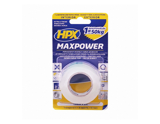 Max Power Fita Dupla Face - 19 mm x 2 mt