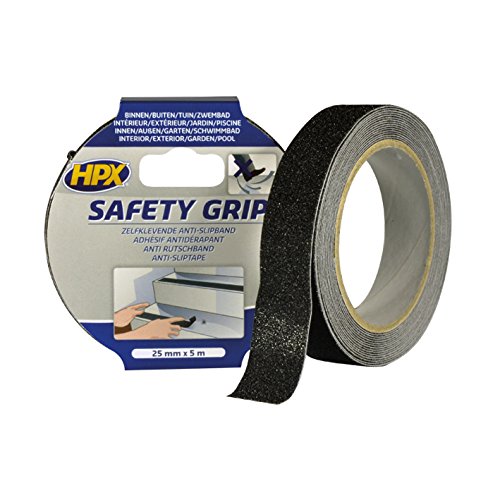 Fita Anti-Derrapante Preta - 25 mm x 5 m