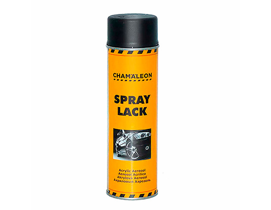 Spray Acrílico Preto Semi Brilho - 500 ml