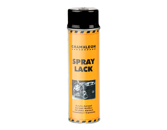 Spray Acrílico Preto Brilhante - 500 ml