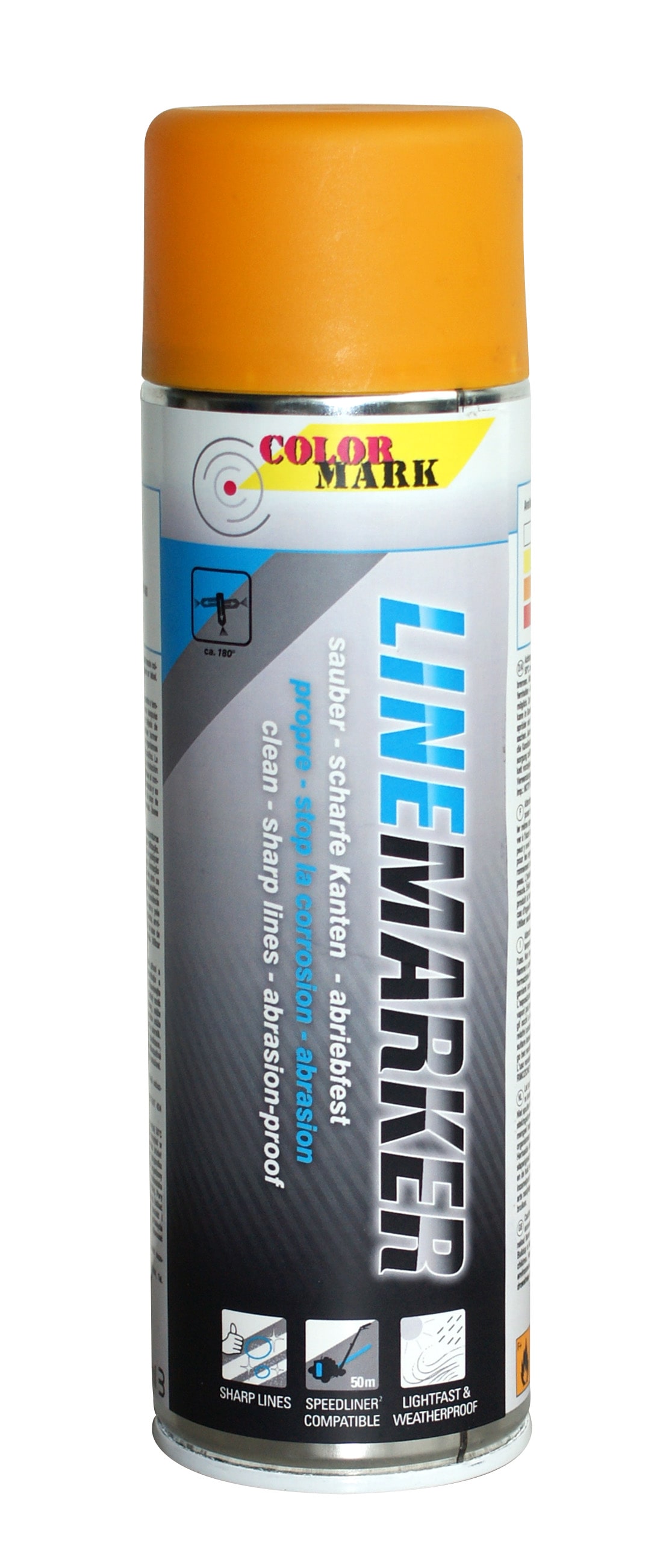 Spray Linemarker Marcação Maquina Amarelo - 500 ml