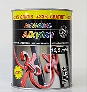 Tinta Anti Ferrugem Alkyton Preto Brilhante - RAL 9005 - 1 LT