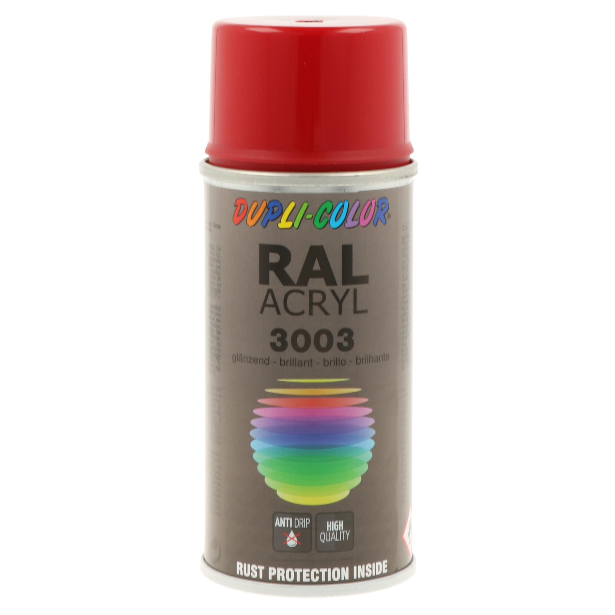 Spray RalAcryl Vermelho Brilho Ral 3003 - 150 ml