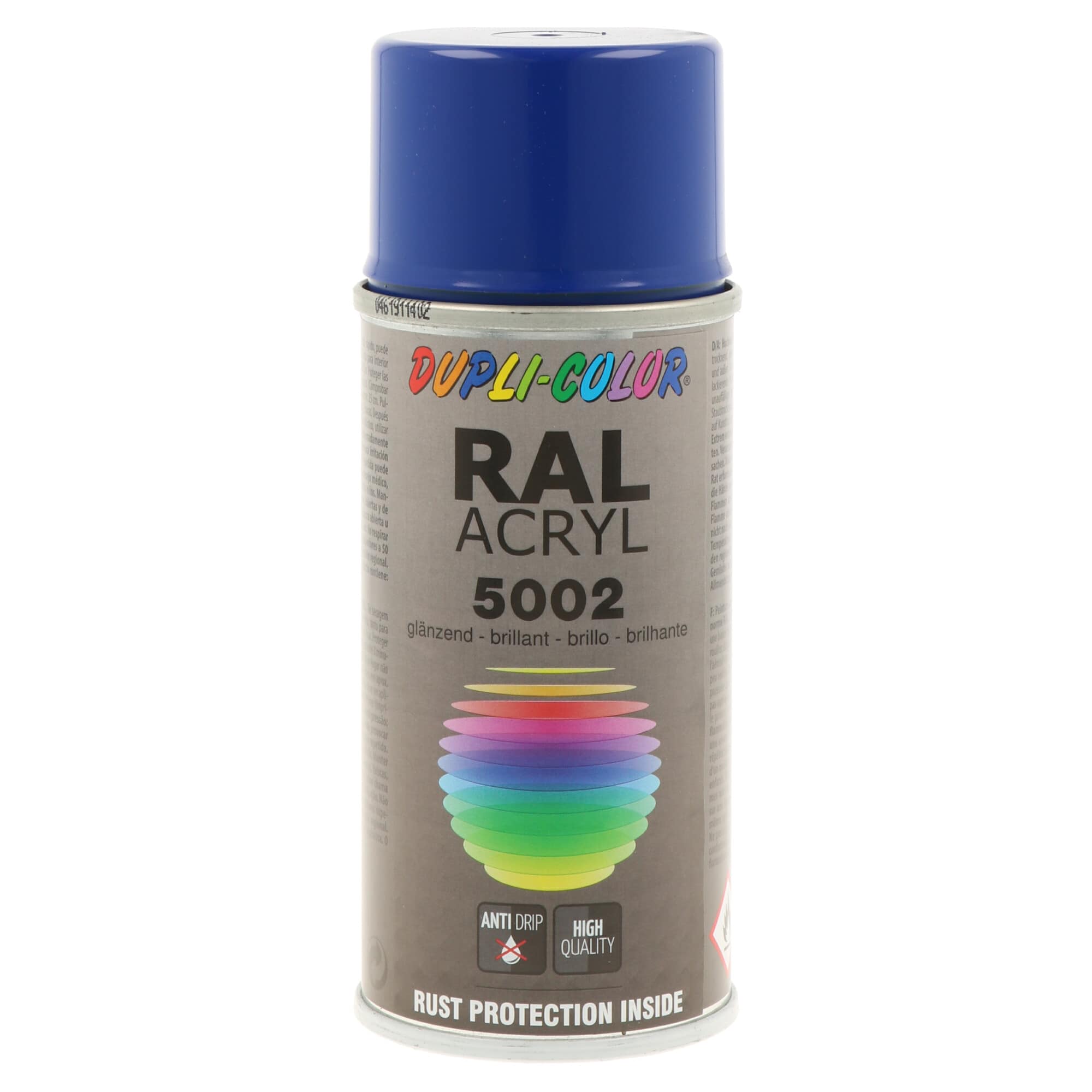 Spray RalAcryl Azul Brilho Ral 5002 - 150 ml