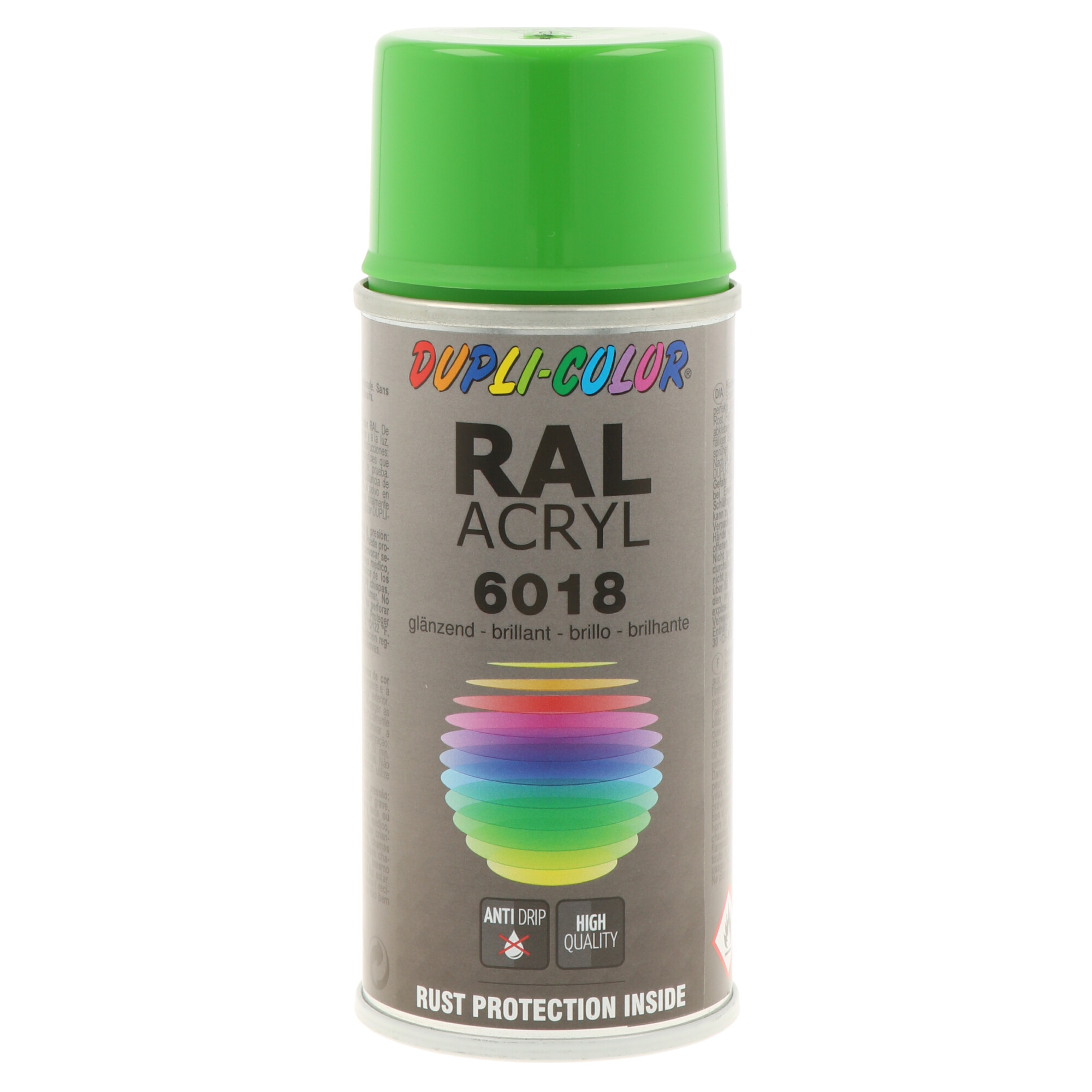 Spray RalAcryl Verde Brilho Ral 6018 - 150 ml