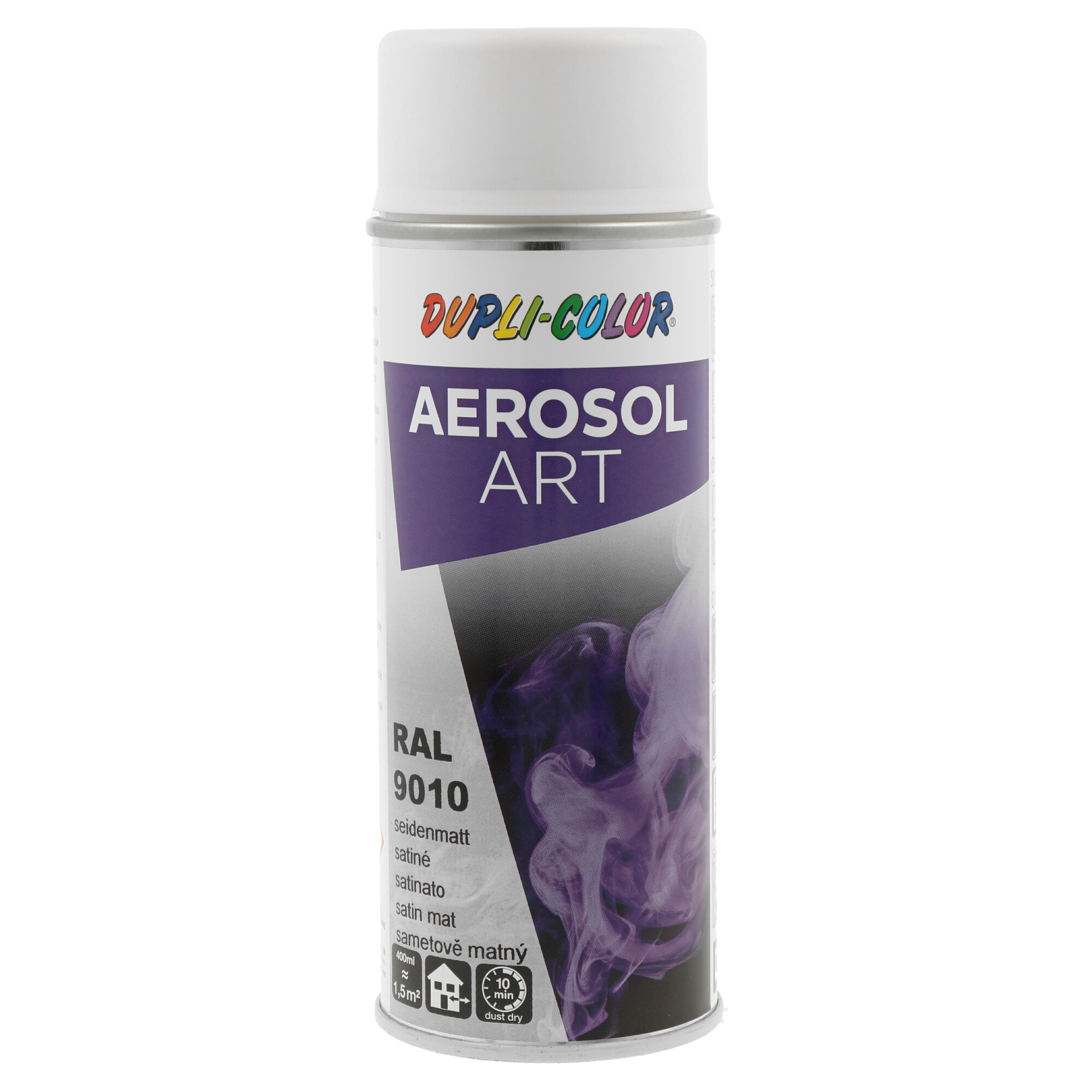 Spray Aerosol Art Branco Semi-Brilhante Ral 9010 - 400 ml