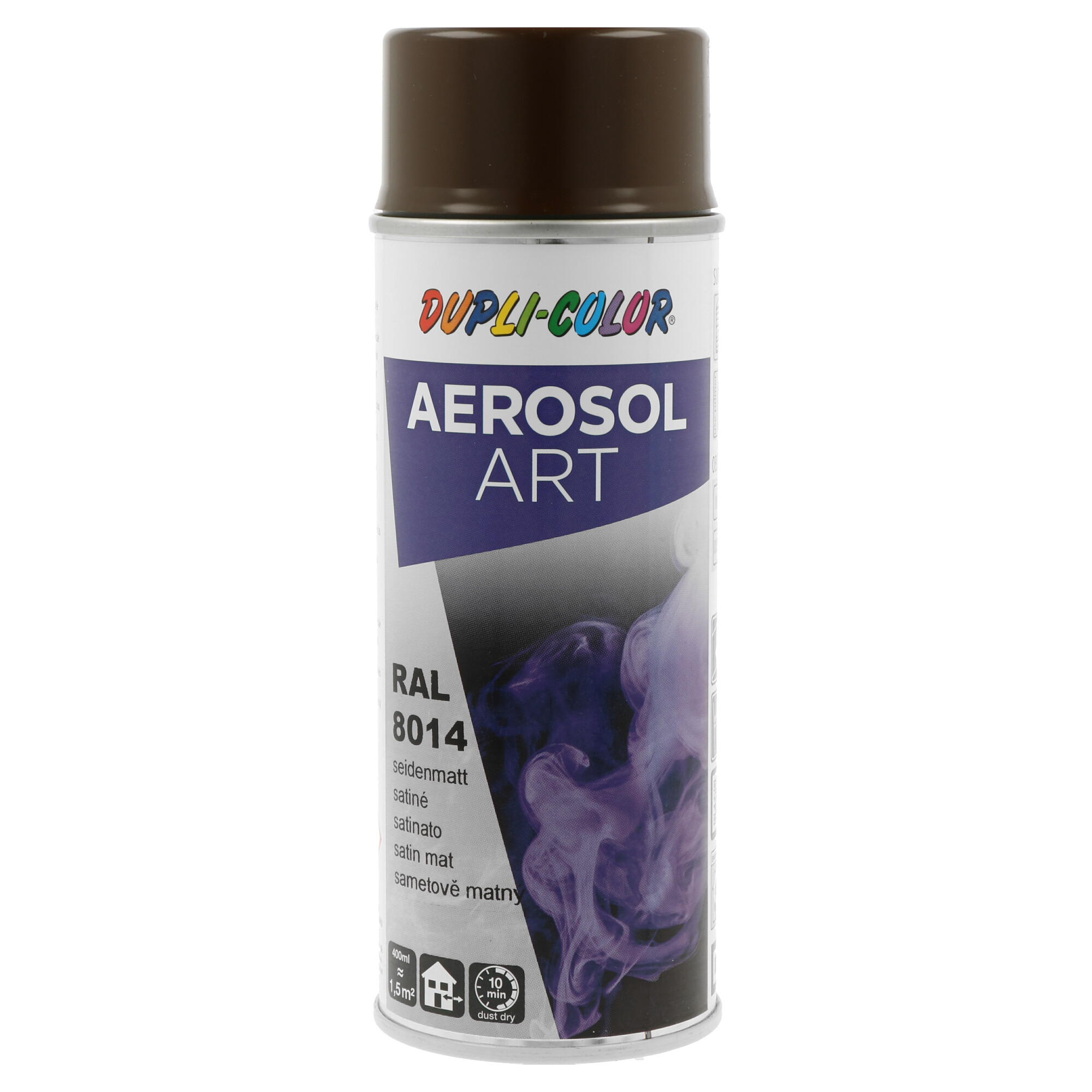 Spray Aerosol Art Castanho Semi-Brilhante Ral 8014 - 400 ml