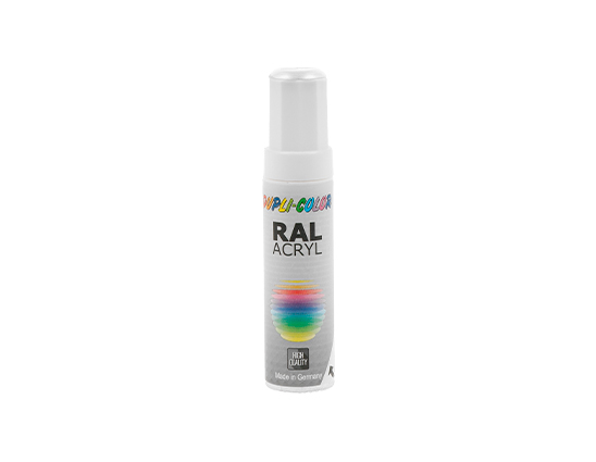 Retocador RalAcryl Branco Mate Ral 9010 - 12 ml