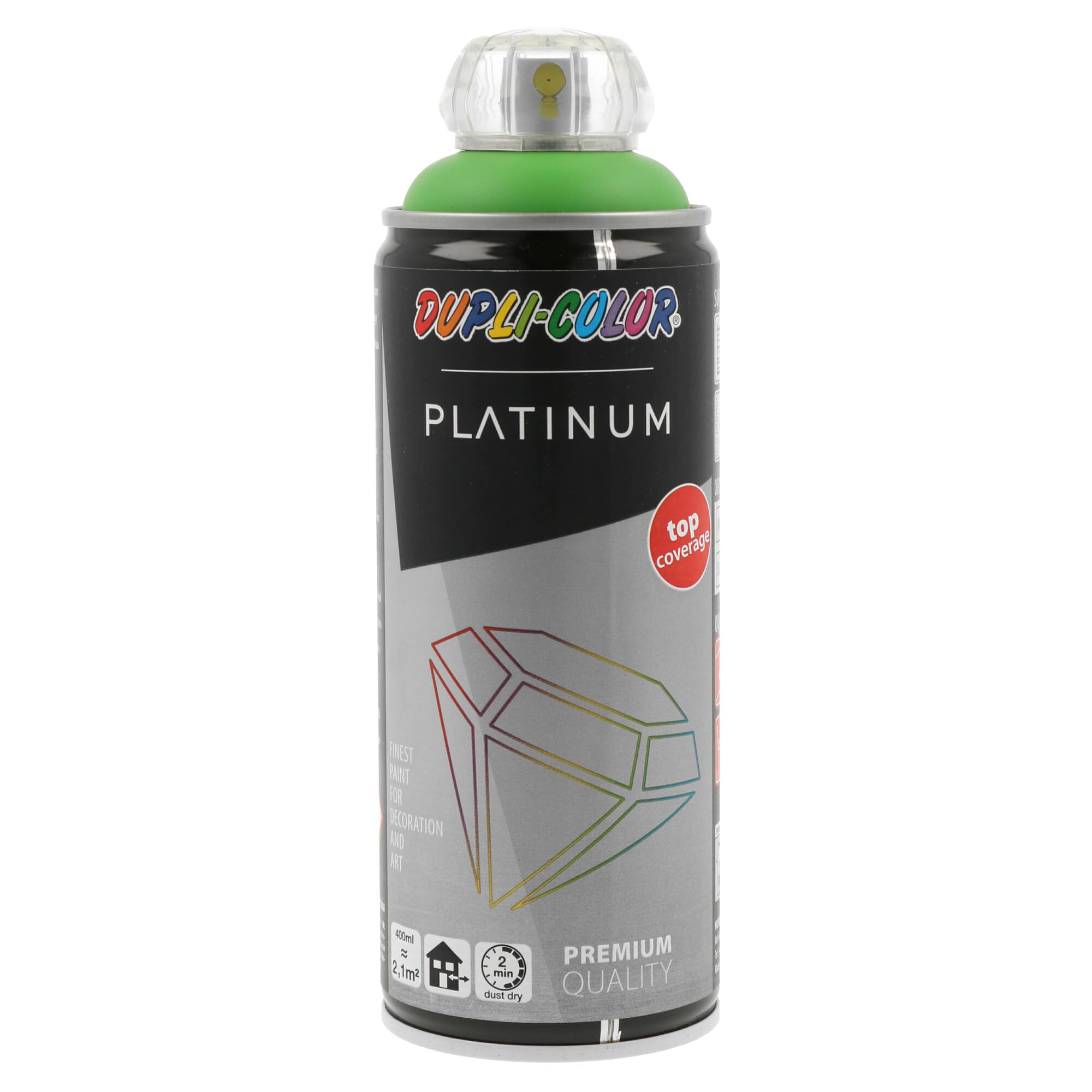 Spray Platinum Verde Semi-Brilho Ral 6018 - 400 ml
