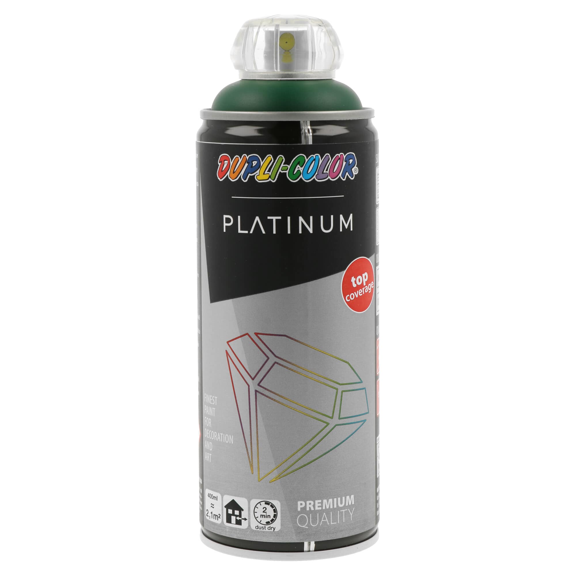 Spray Platinum Verde Semi-Brilho Ral 6005 - 400 ml
