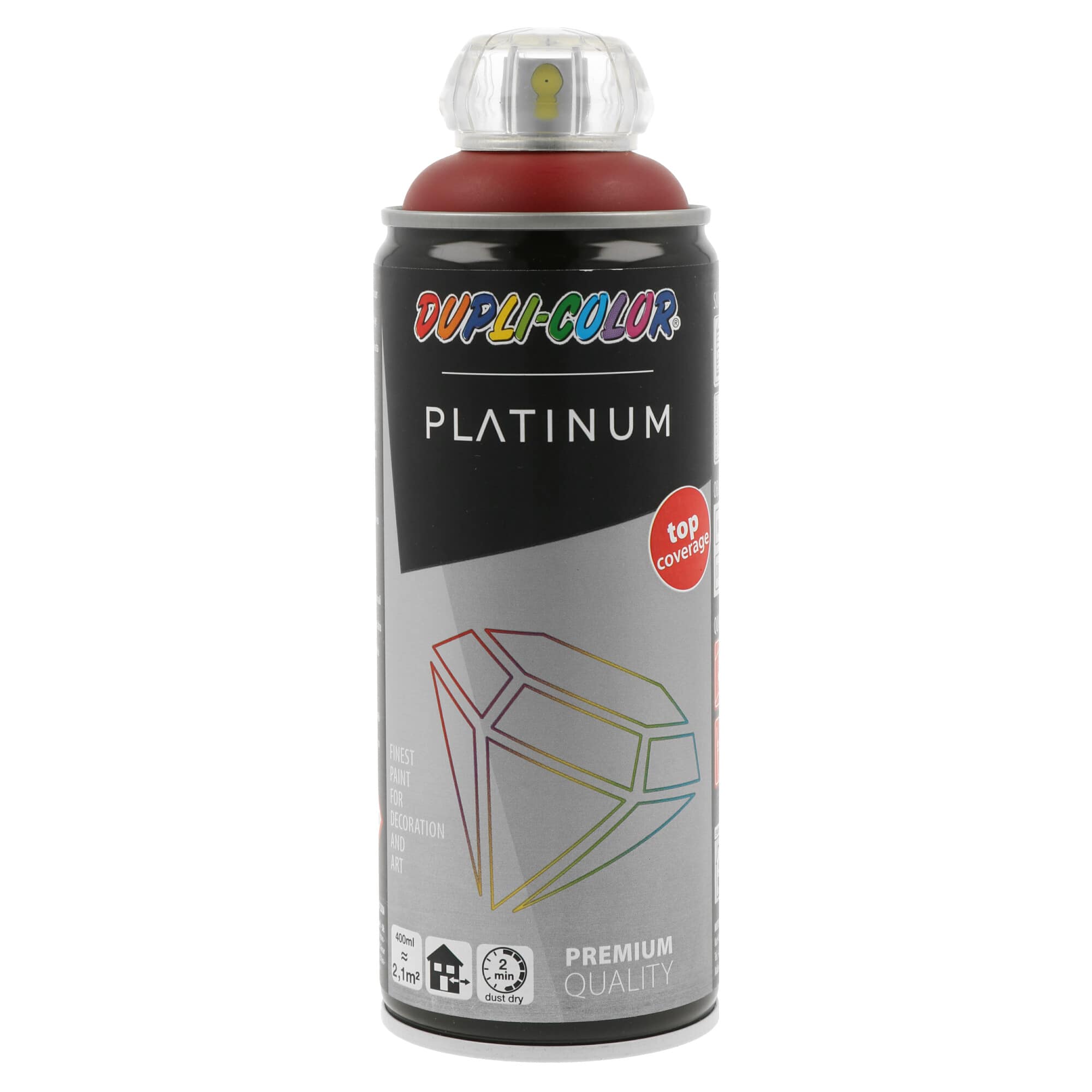 Spray Platinum Vermelho Semi-Brilho Ral 3004 - 400 ml