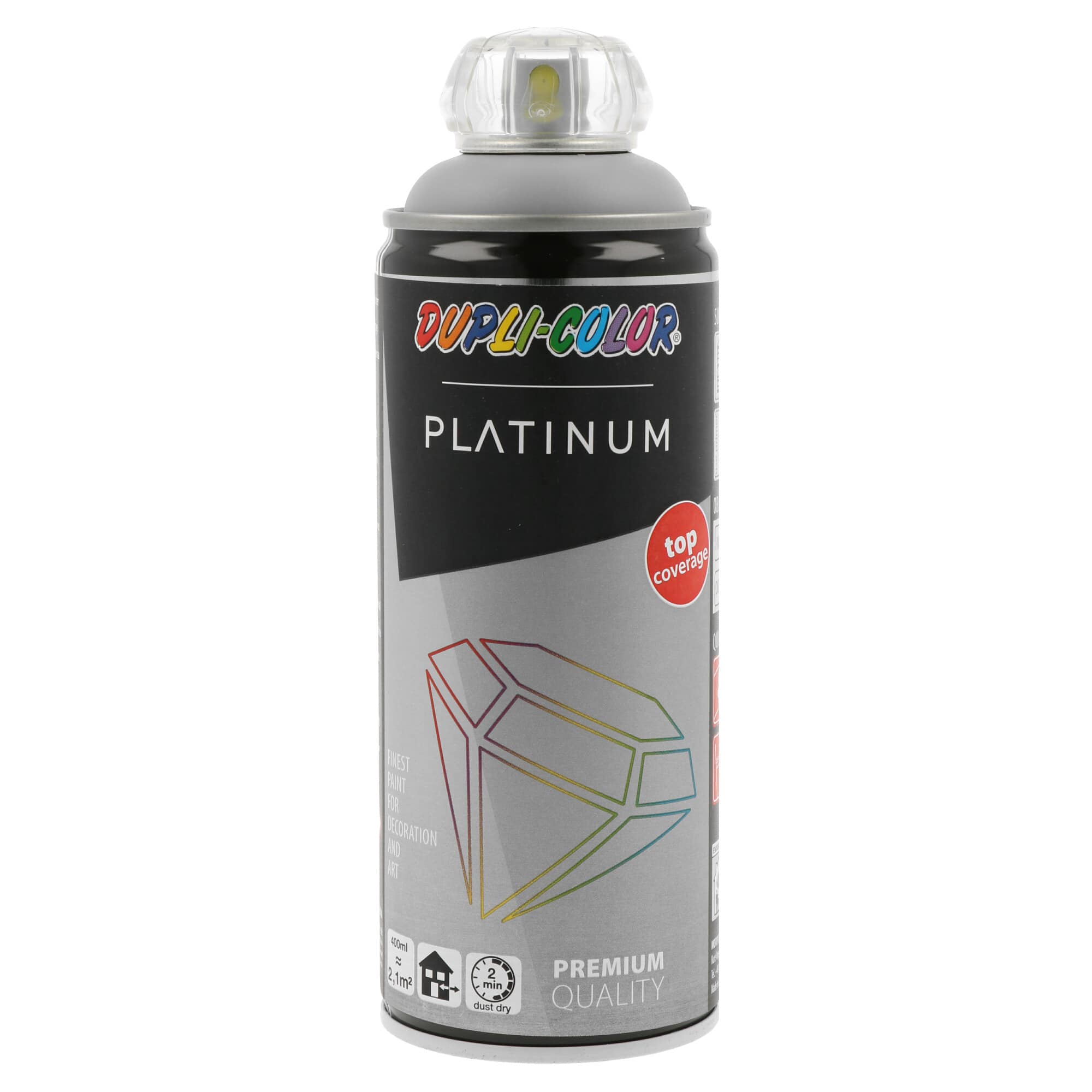 Spray Platinum Cinza Semi-Brilho Ral 7001 - 400 ml