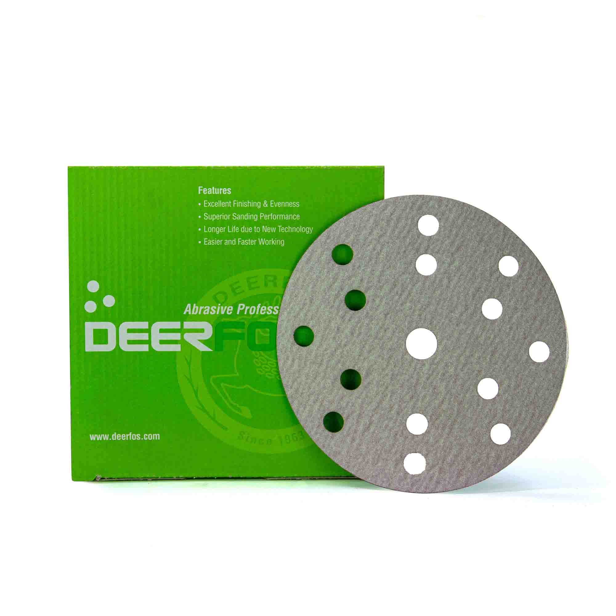 Disco Cinza 15F D150mm P40 Velcro