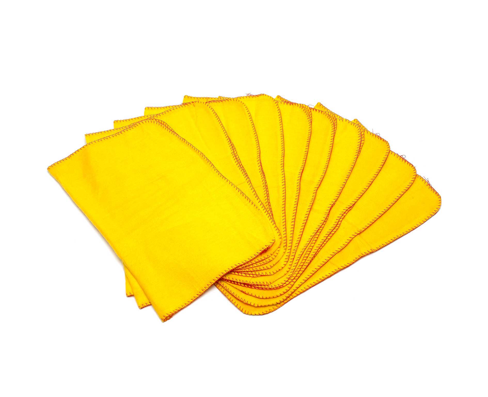 Pano de Limpeza Pó Amarelo - 10 uni