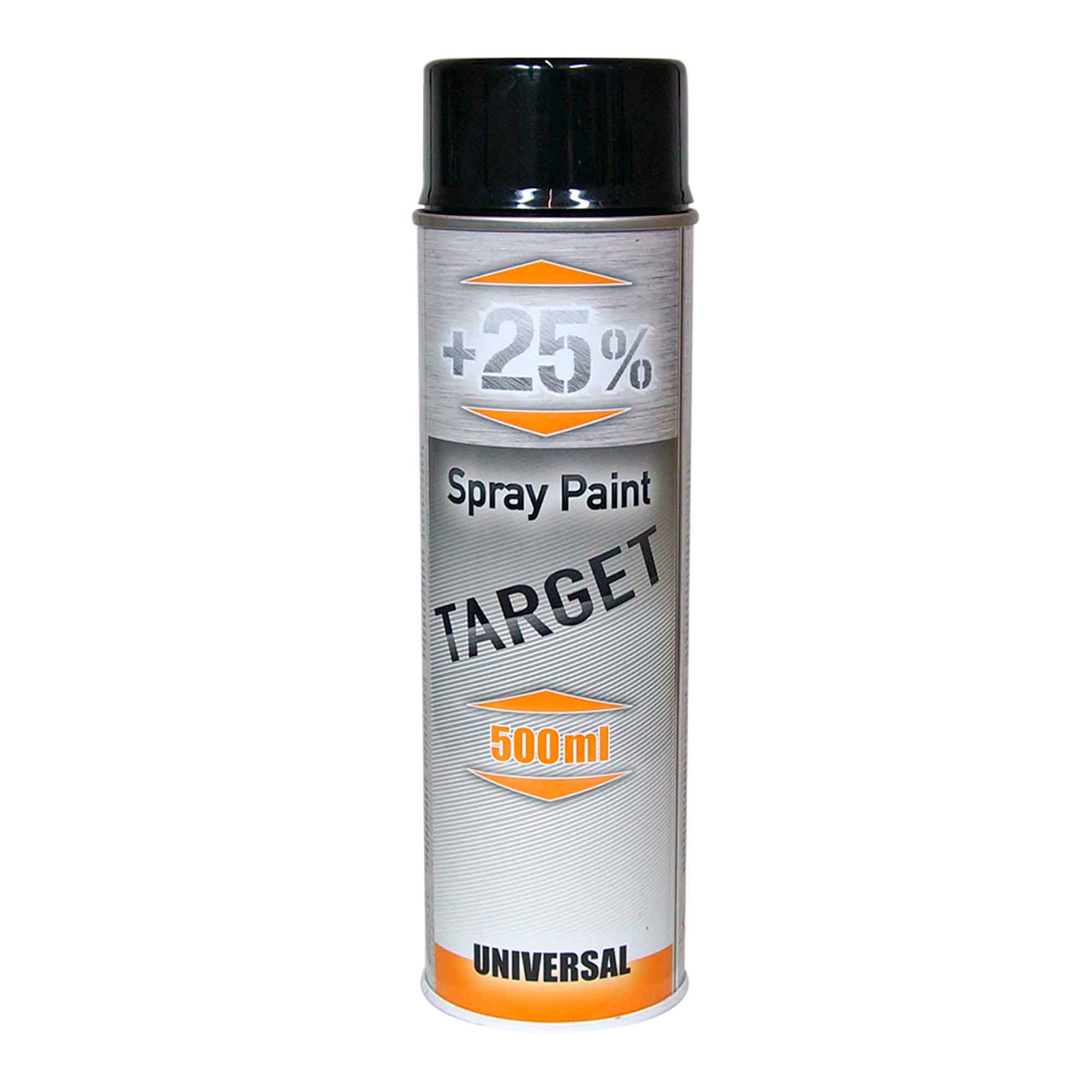 Spray TARGET Preto Brilho | Ral 9005 - 500 ml