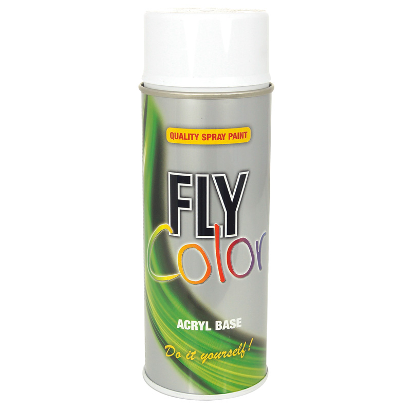 Spray FLY Esmalte Eletro Branco Brilho - 400 ml
