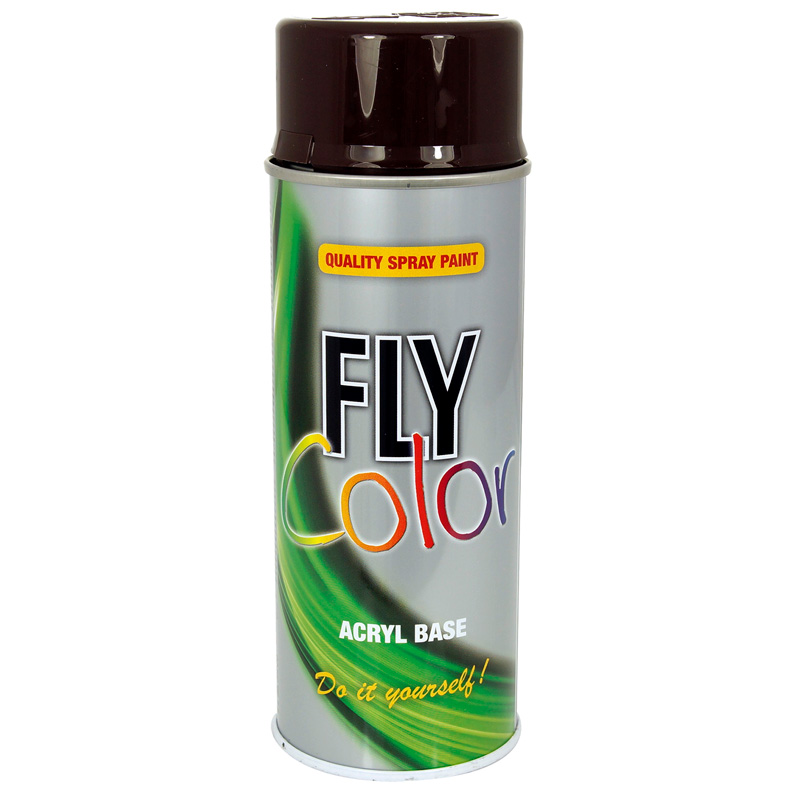 Spray Fly Castanho Brilho RAL 8017 - 400 ml
