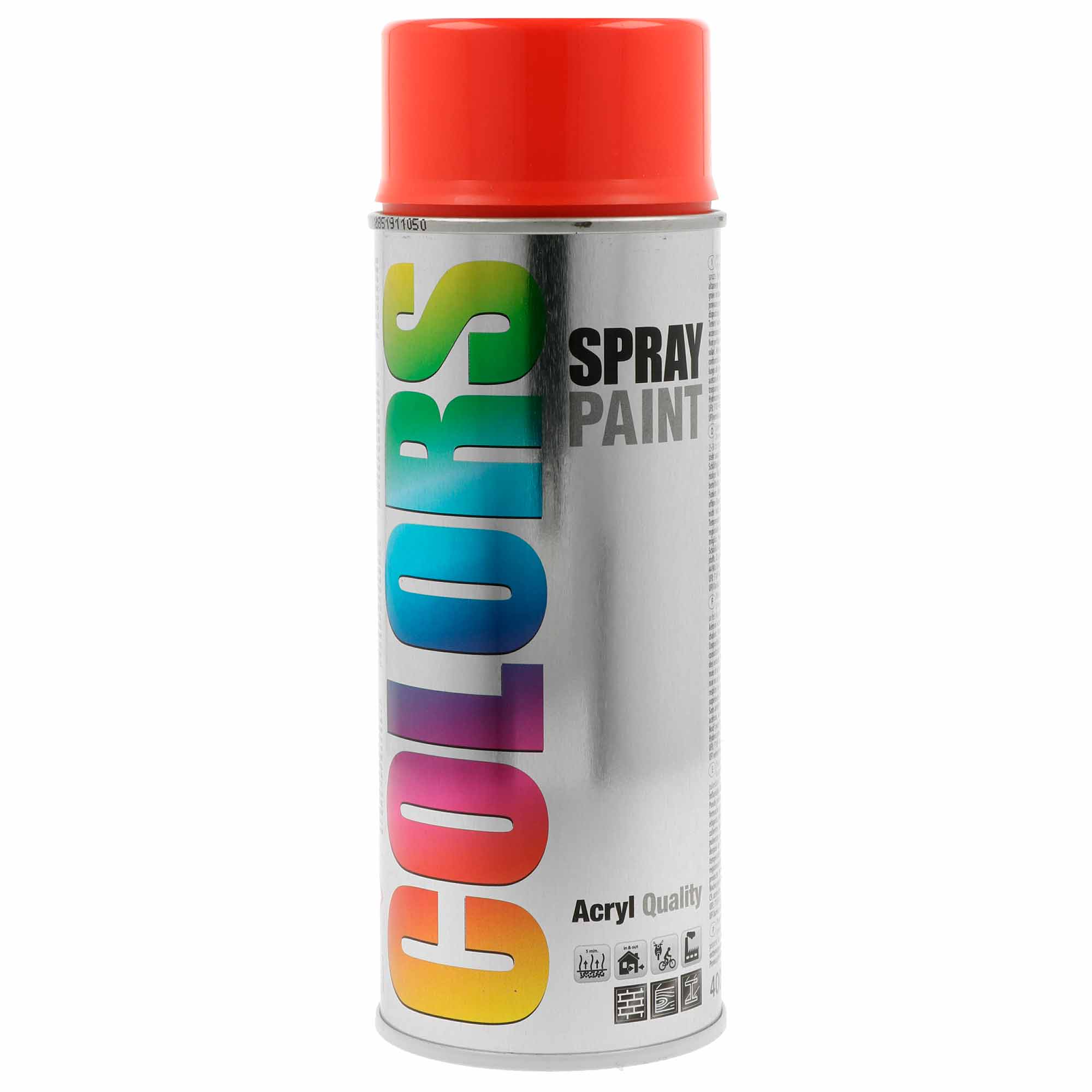 Spray COLORS Laranja Brilho Ral 2002 - 400 ml