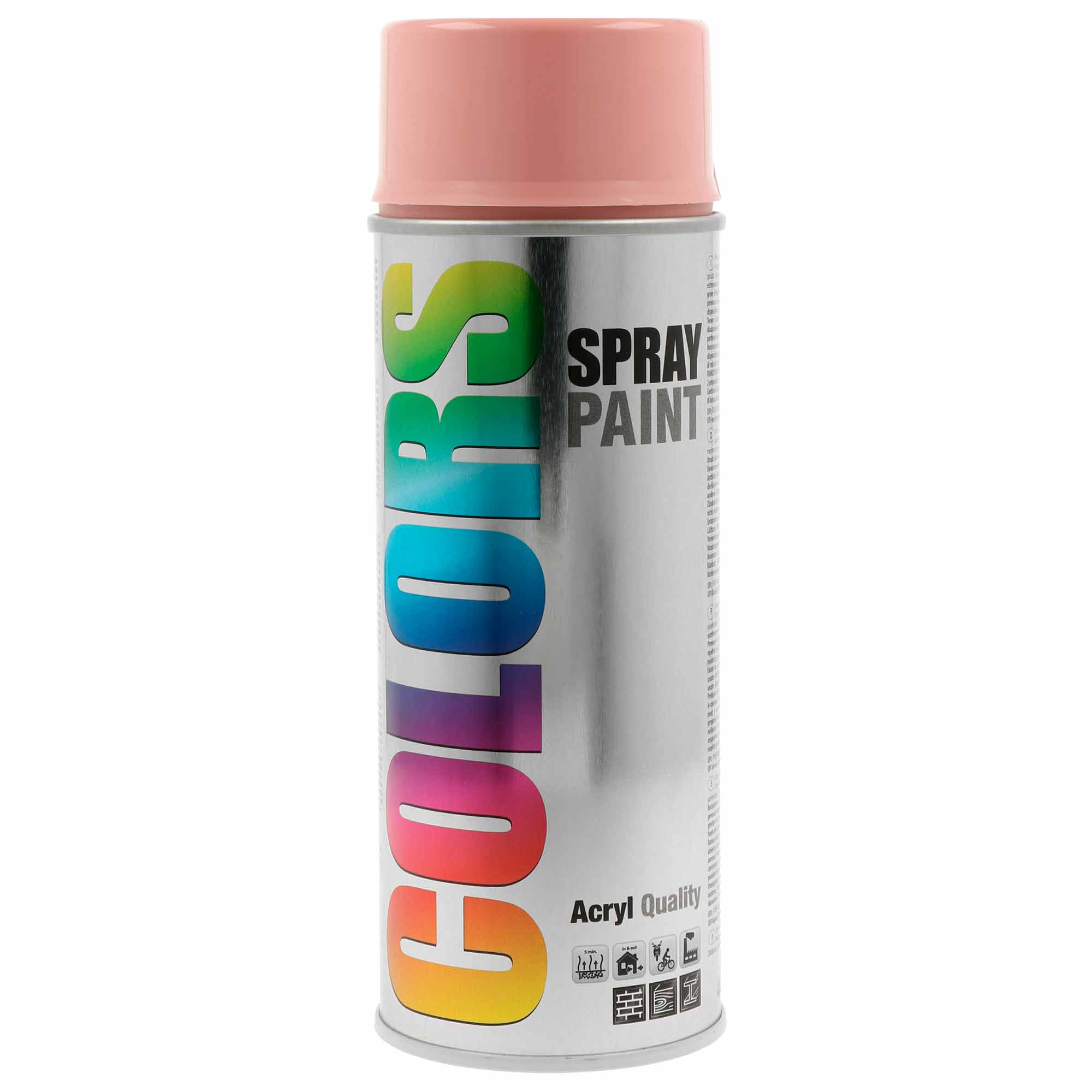 Spray COLORS Rosa Brilho Ral 3015 - 400 ml