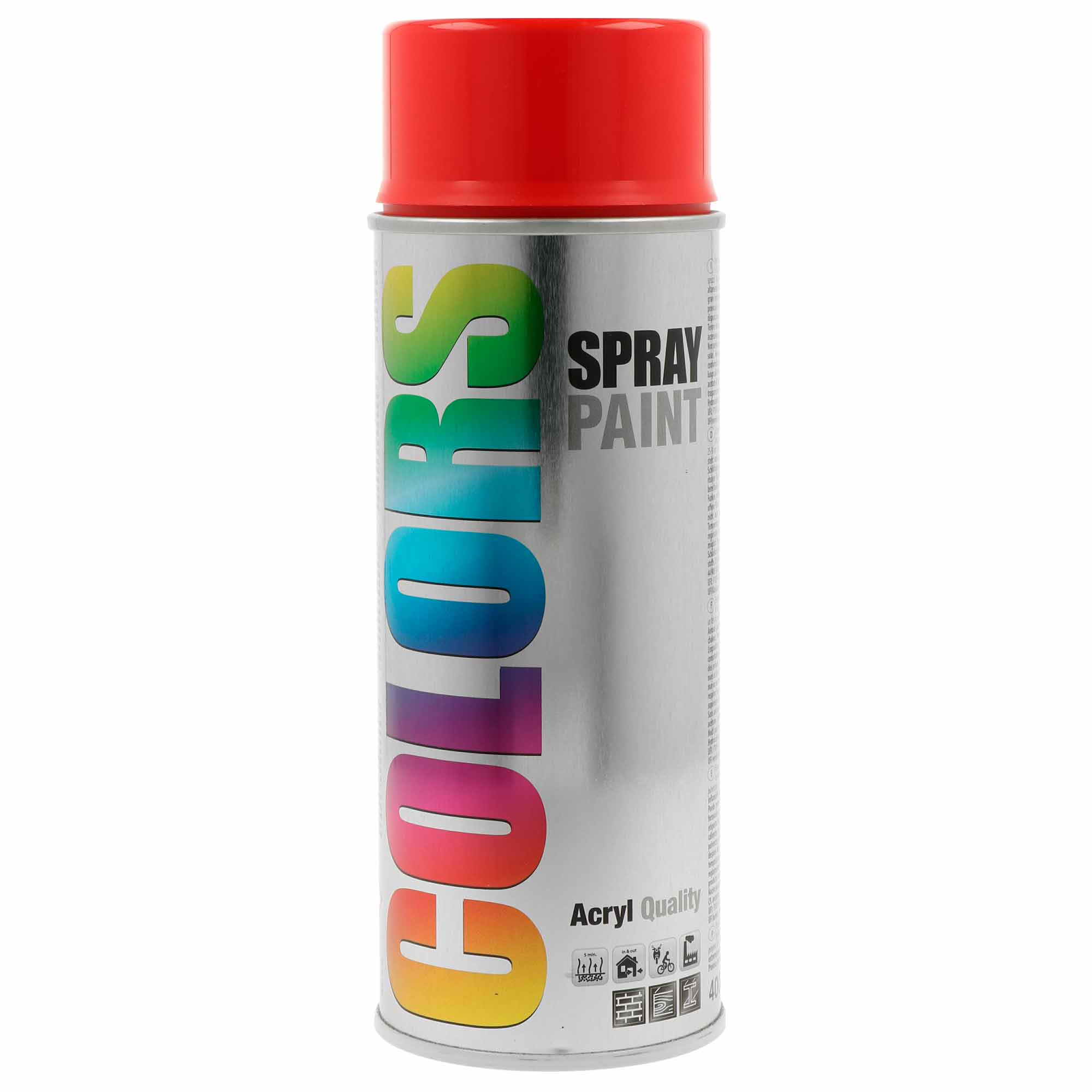 Spray COLORS Vermelho Brilho Ral 3020 - 400 ml