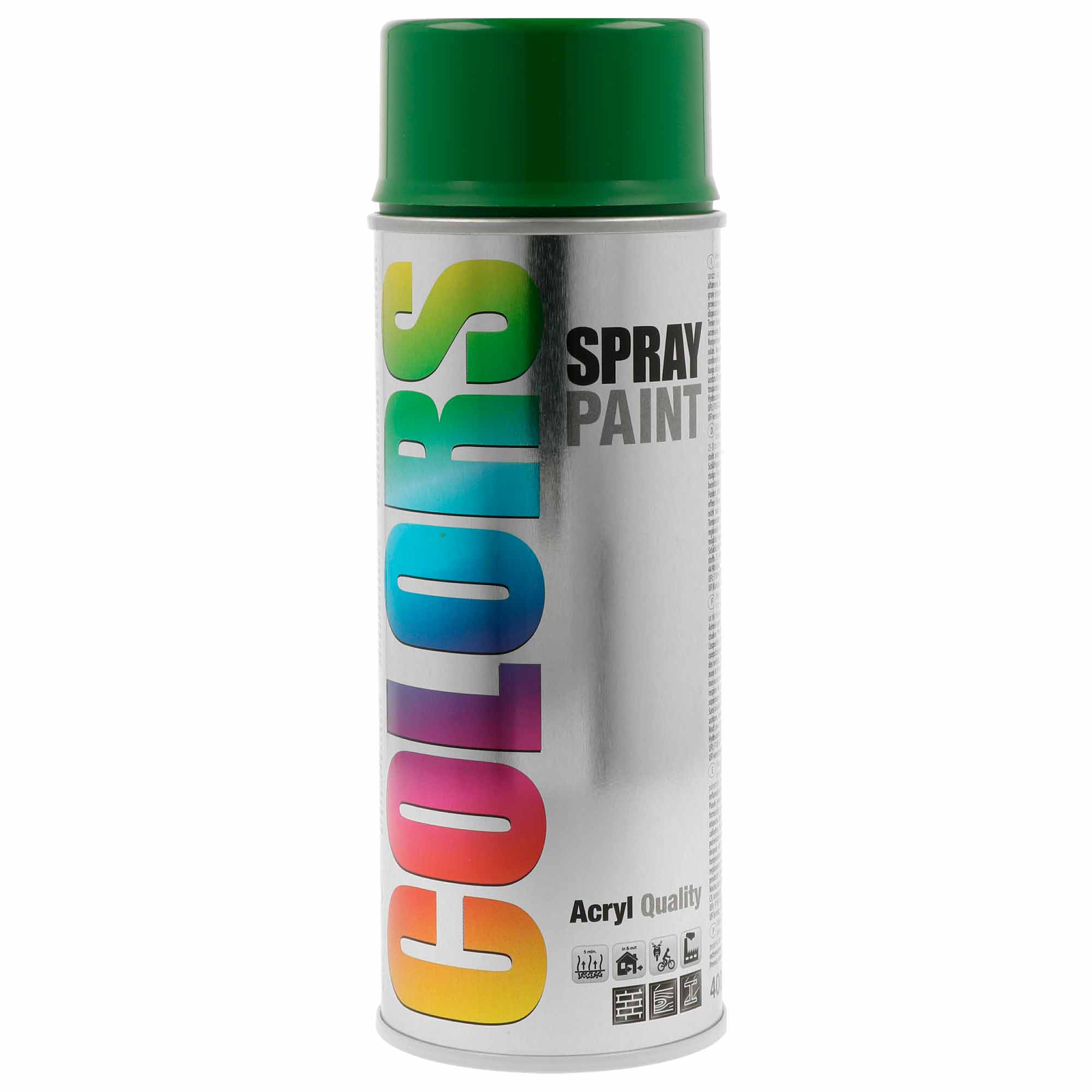 Spray COLORS Verde Brilho Ral 6002 - 400 ml
