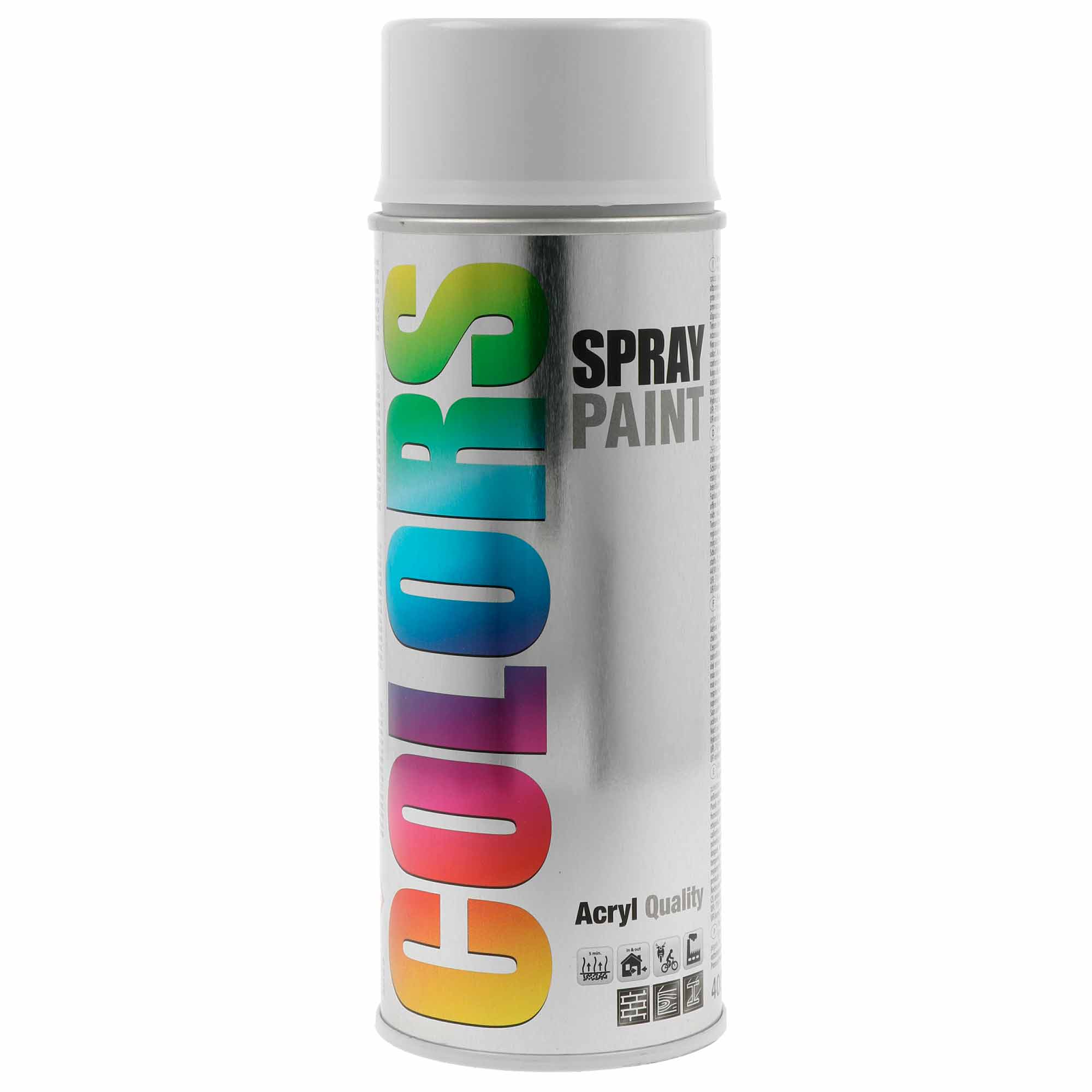 Spray COLORS Cinza Brilho Ral 7035 - 400 ml