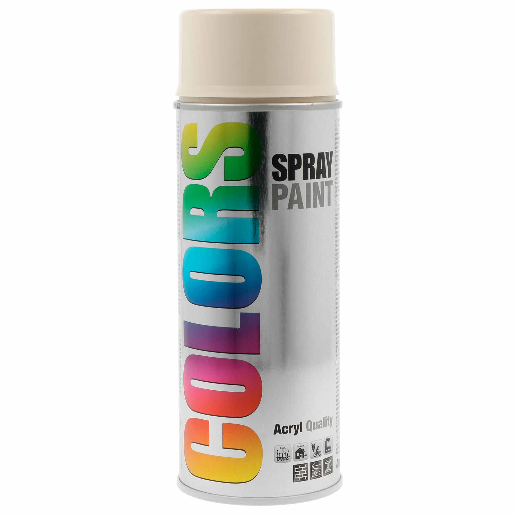 Spray COLORS Bege Brilho Ral 1015 - 400 ml