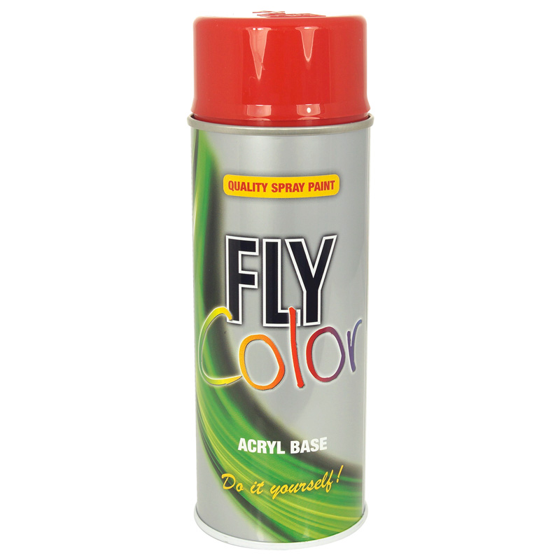 Spray FLY Vermelho Brilho Ral 3020 - 400 ml