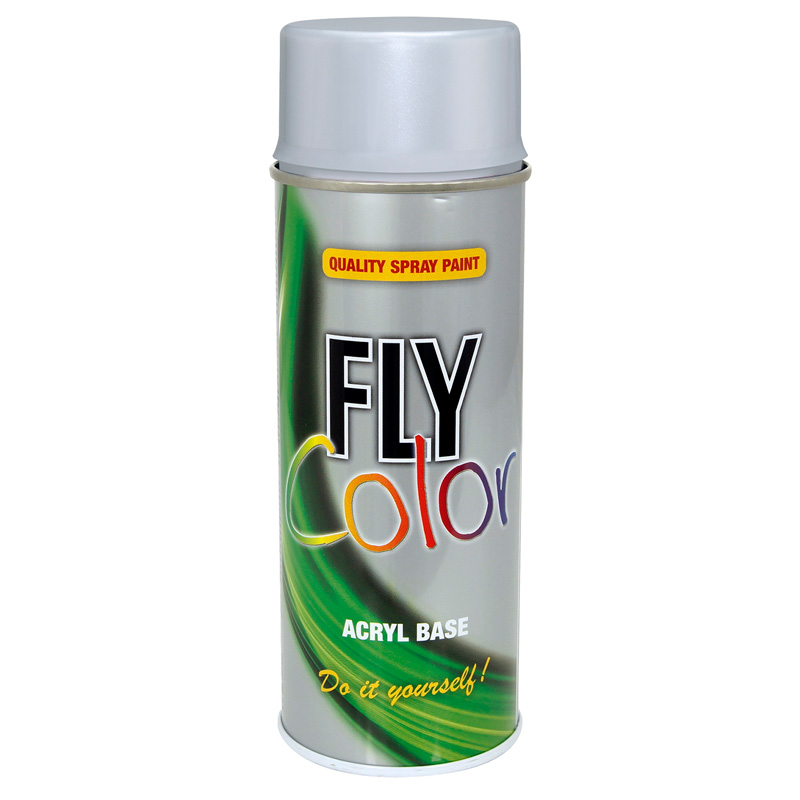 Spray FLY Prata Semi-Brilho Ral 9006 - 400 ml