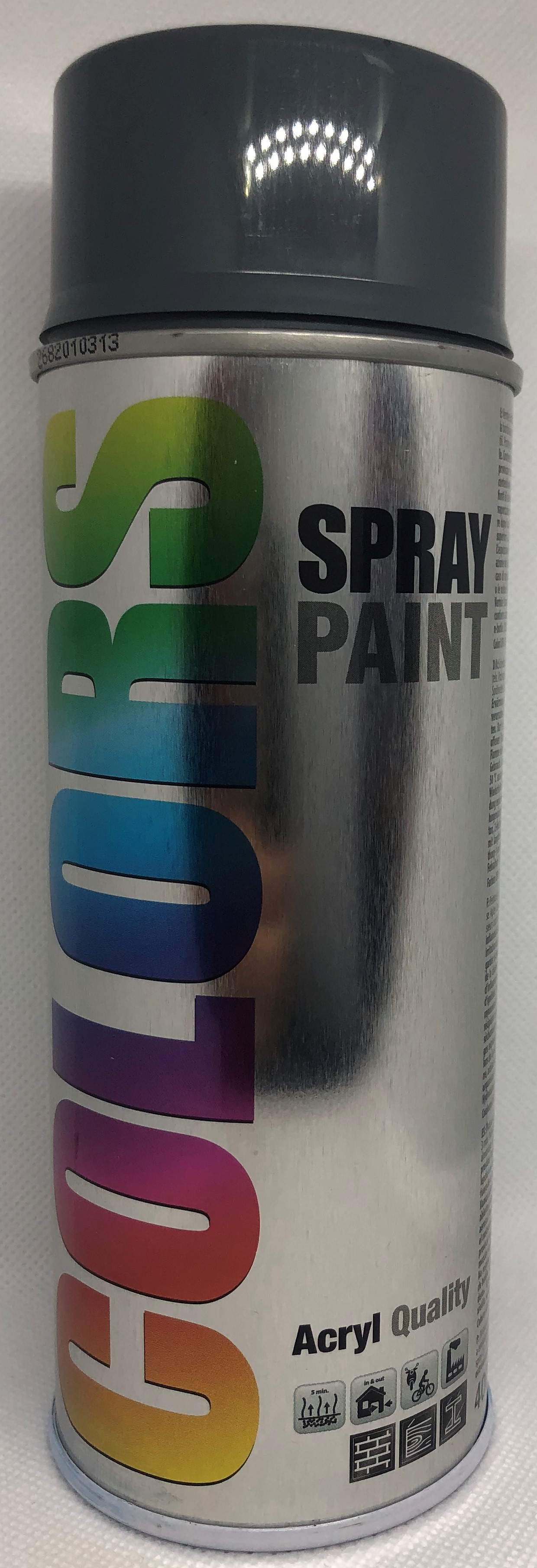 Spray COLORS Cinza Brilho Ral 7011 - 400 ml
