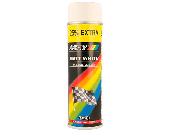 Spray Acrilico Branco Mate - RAL 9010 - 500 ML