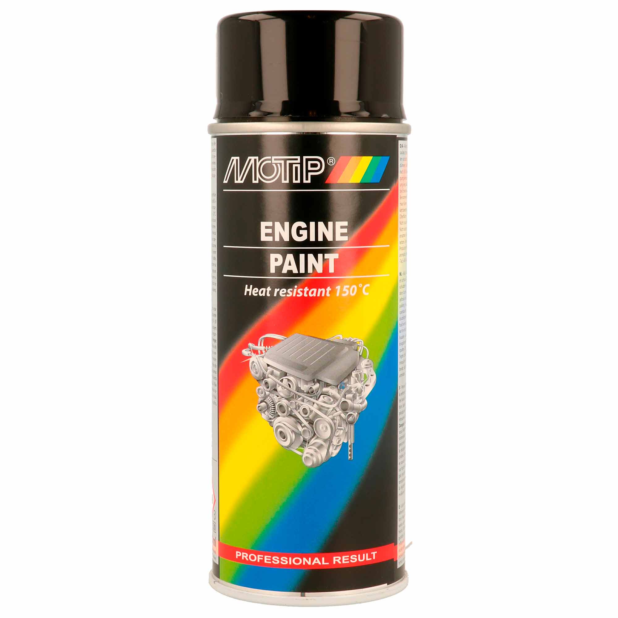 Spray Tinta para Cabeça de Motor Preto - 400 ml
