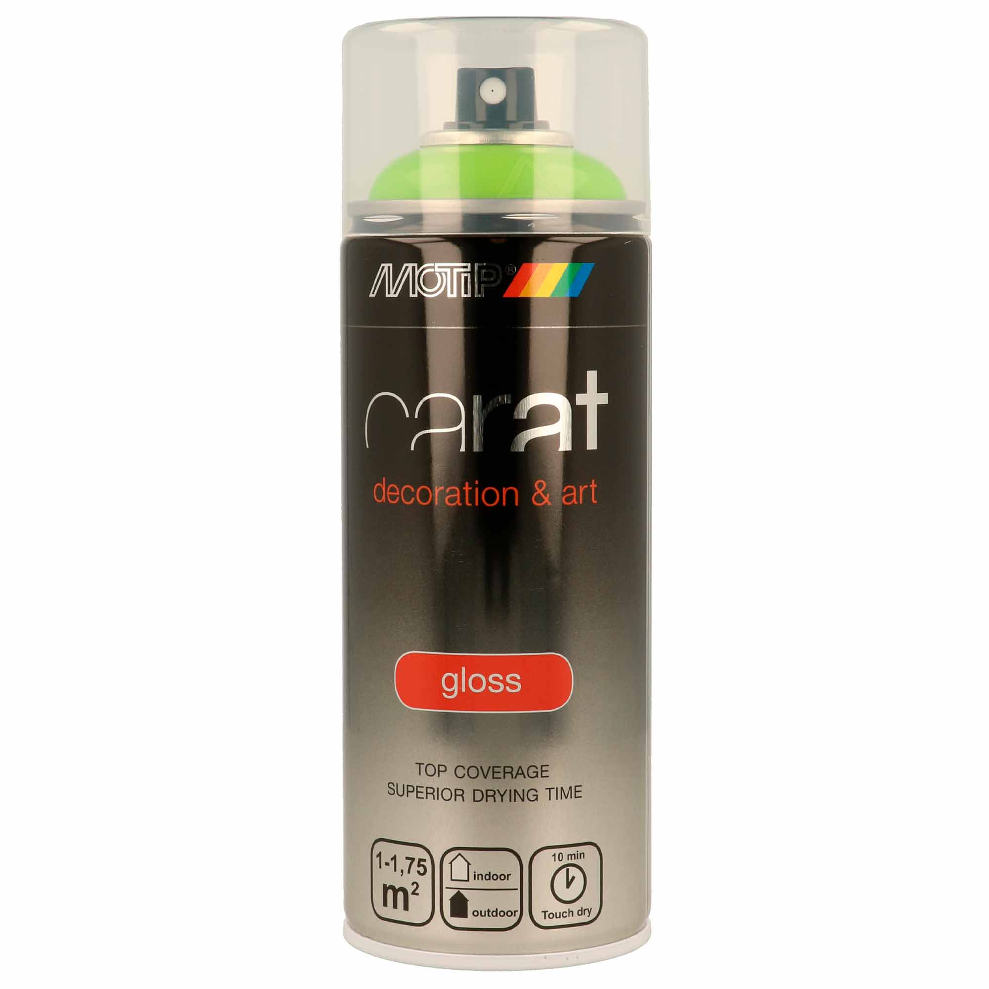 Spray Acrilico Carat Verde Lima Brilho - 400 ml