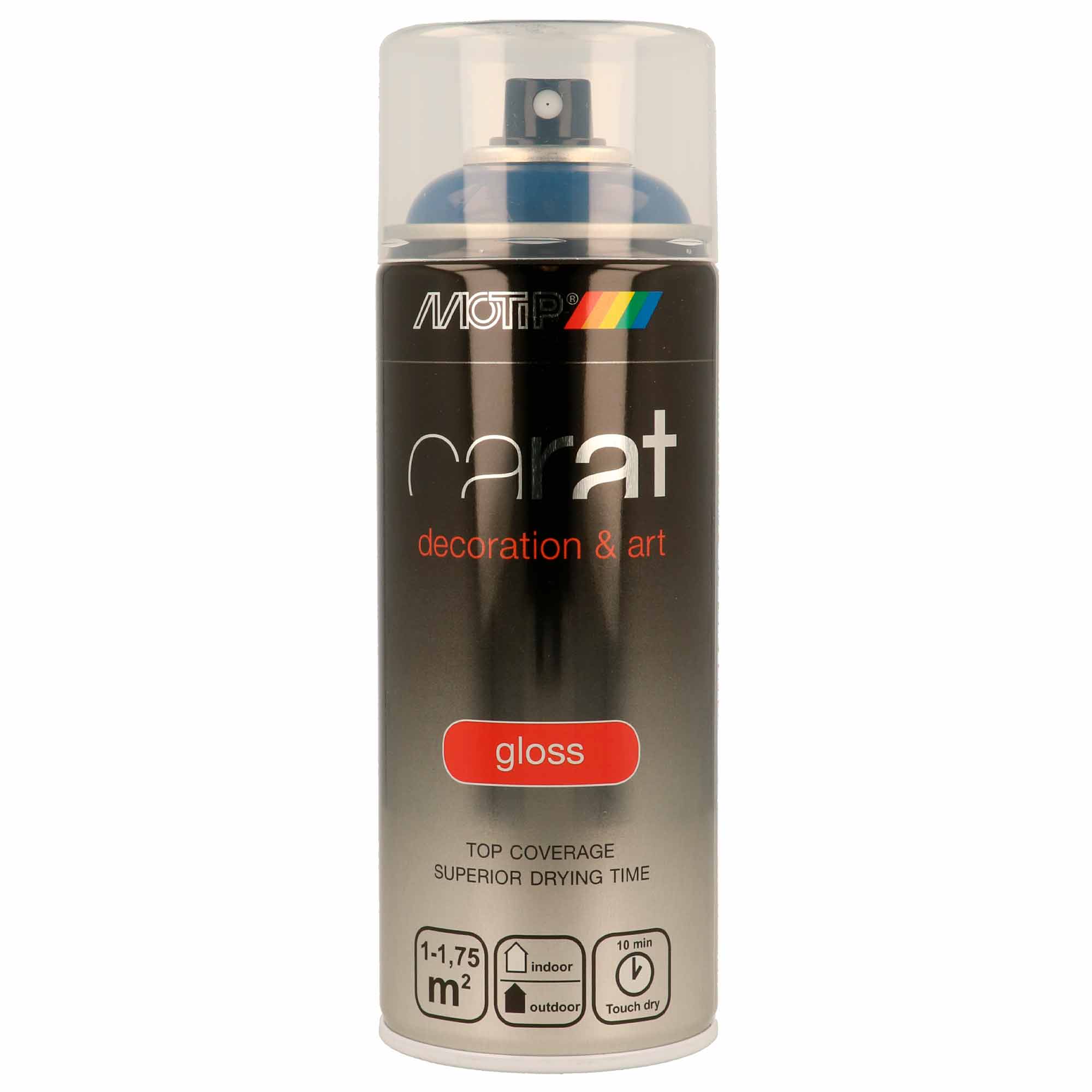 Spray Acrilico Carat Azul Safira RAL 5003 Brilho - 400 ml