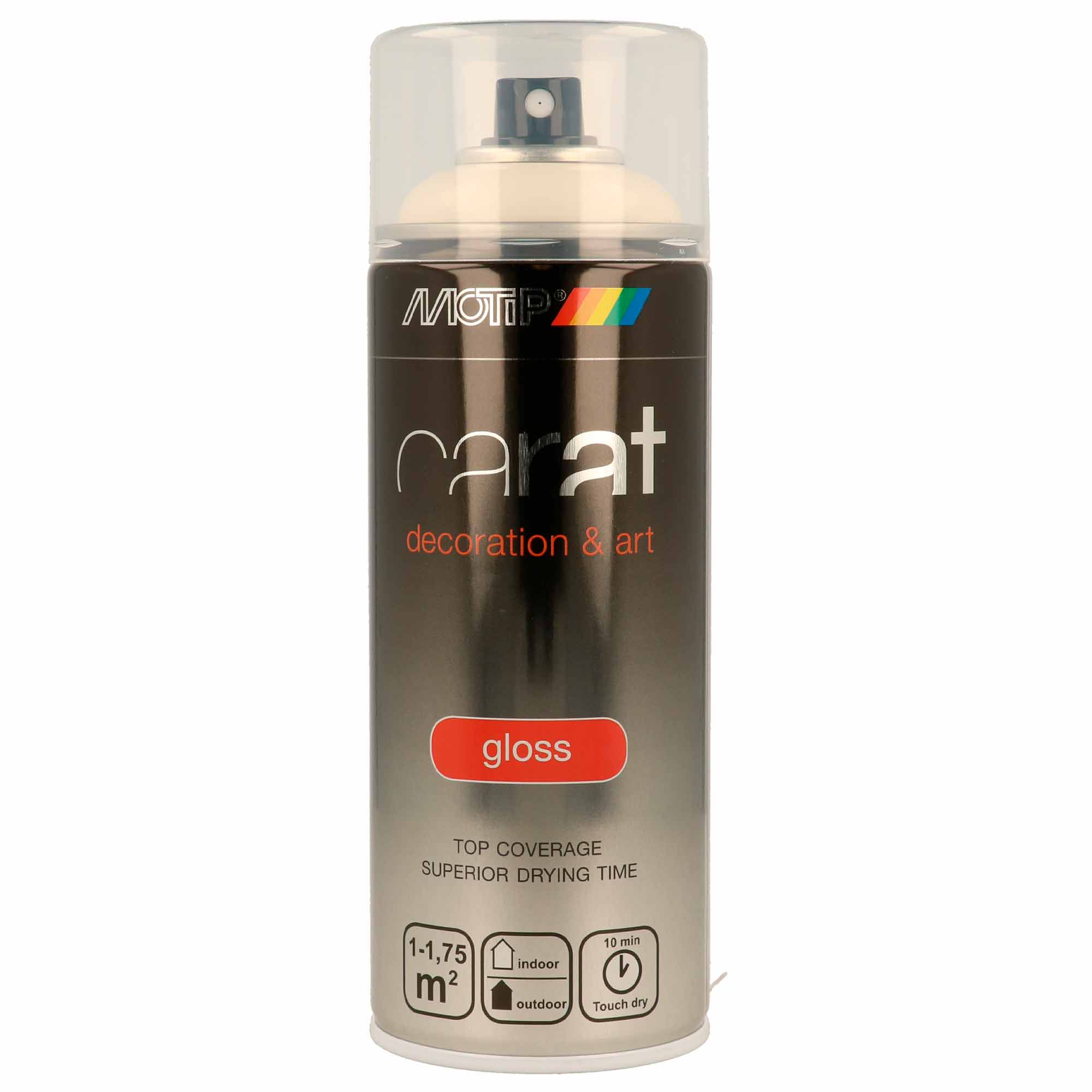 Spray Acrilico Carat Creme RAL 9001 Brilho - 400 ml