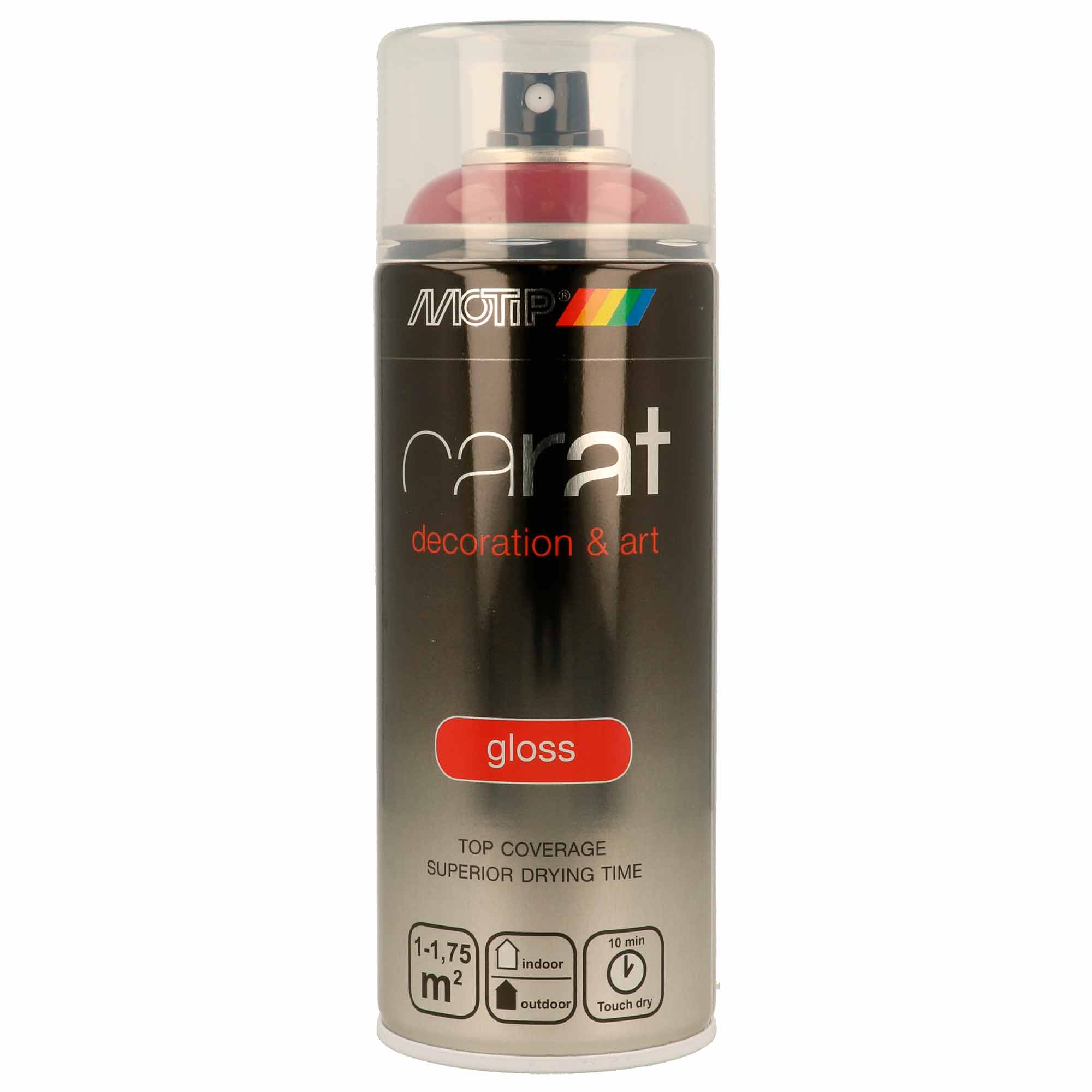 Spray Acrilico Carat Vermelho RAL 3004 Brilho- 400 ml