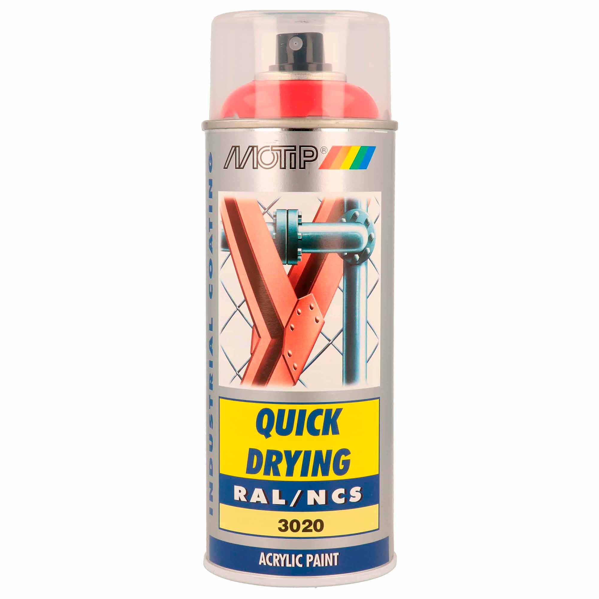 spray Tinta industrial Vermelho - Ral 3020 - 400 ml