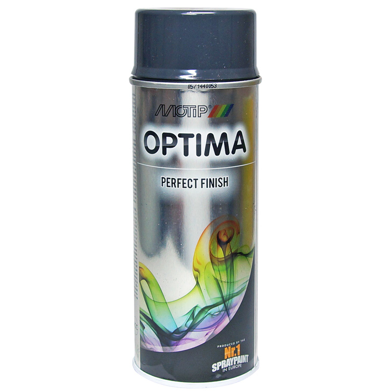 Spray Optima Cinza Escuro Brilho RAL 7021 - 400 ml