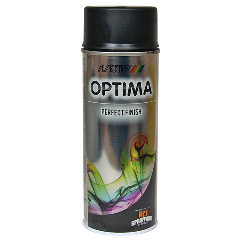 Spray Optima Preto Mate RAL 9005 - 400 ml