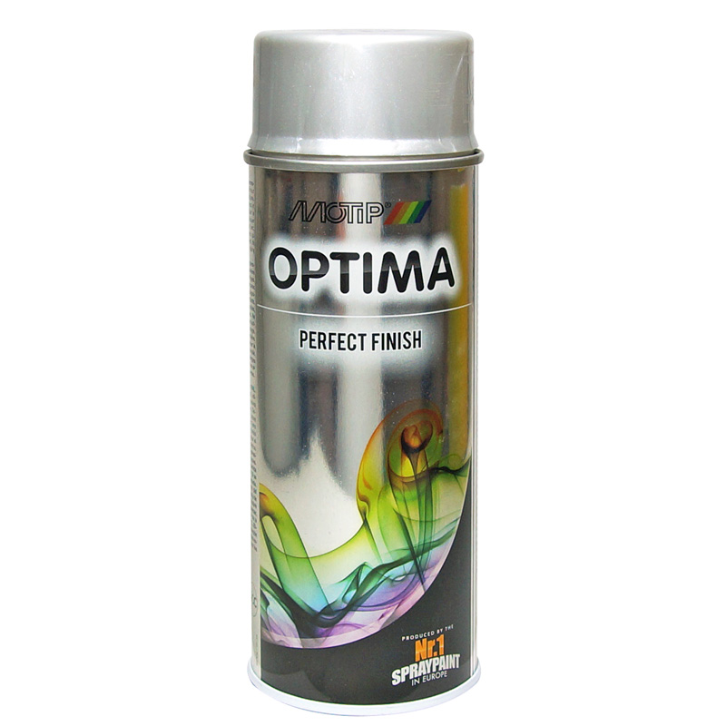 Spray Optima Prata Brilho RAL 9006 - 400 ml
