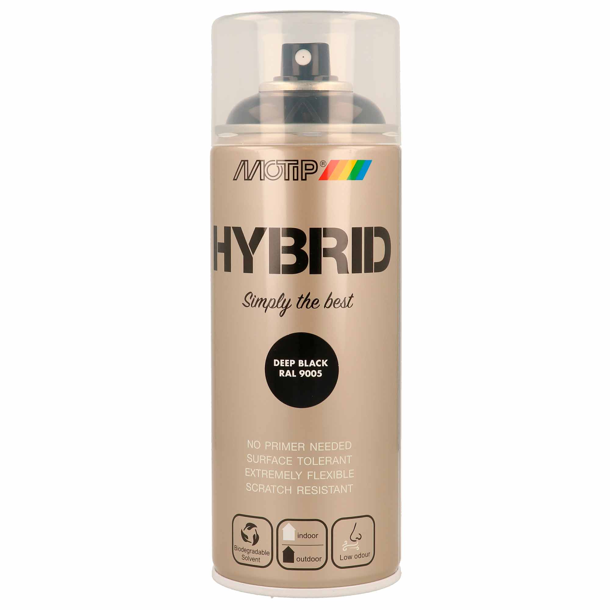 Spray Hybrid Preto Brilho RAL 9005 - 400 ml
