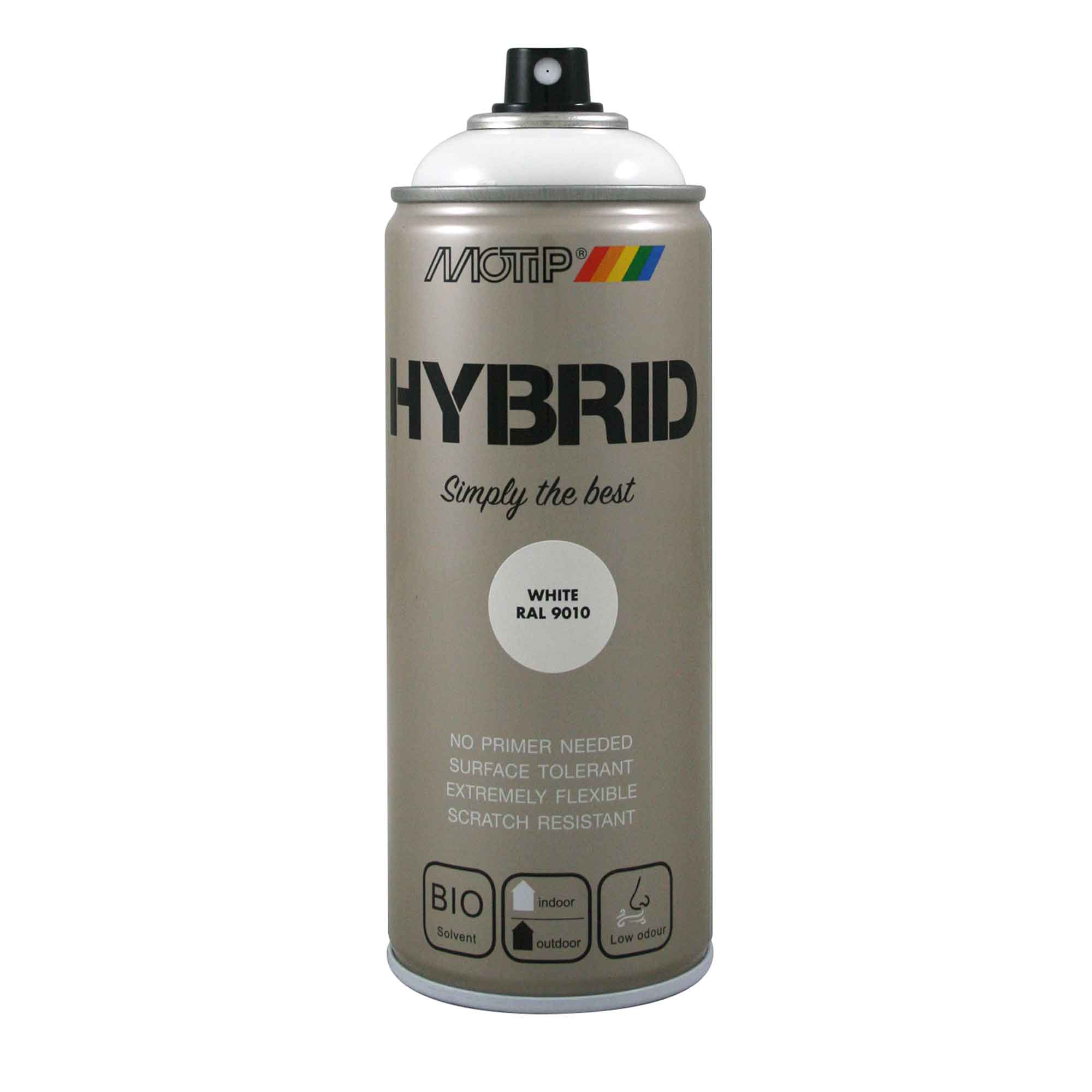 Spray Hybrid Branco Brilho RAL 9010 - 400 ml