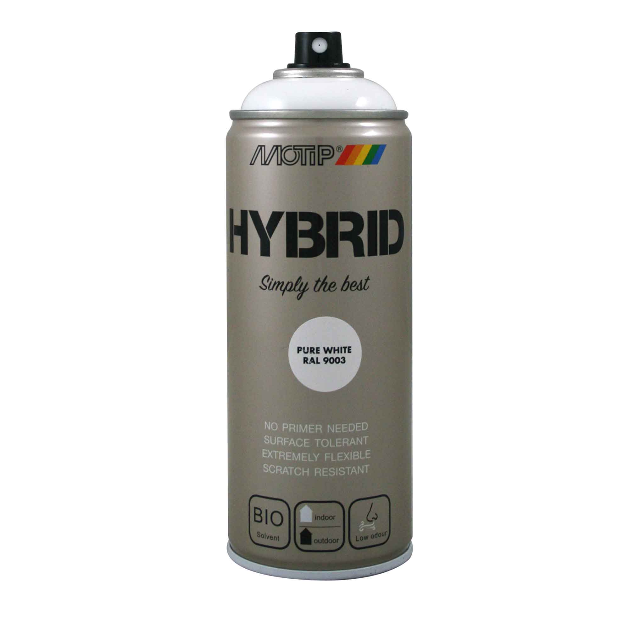 Spray Hybrid Branco Brilho RAL 9003 - 400 ml