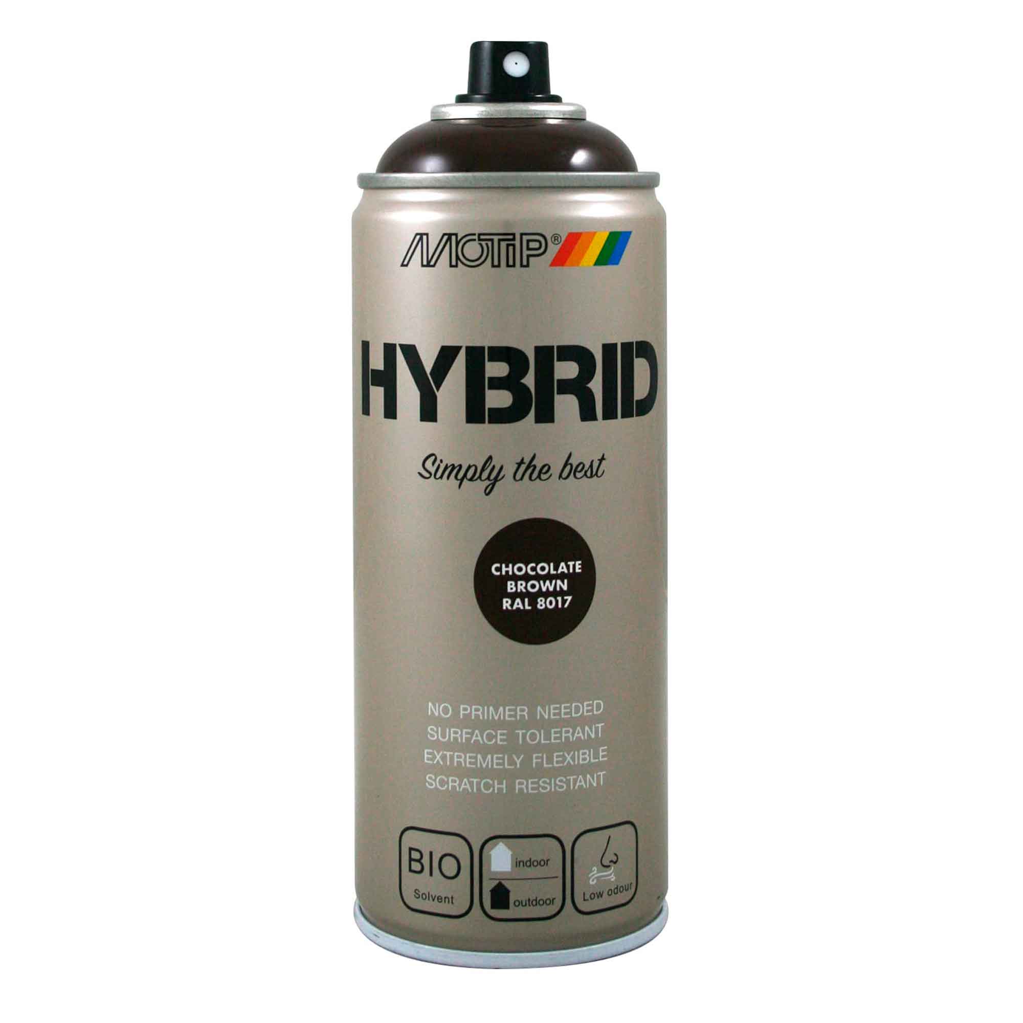 Spray Hybrid Castanho Brilho RAL 8017 - 400 ml