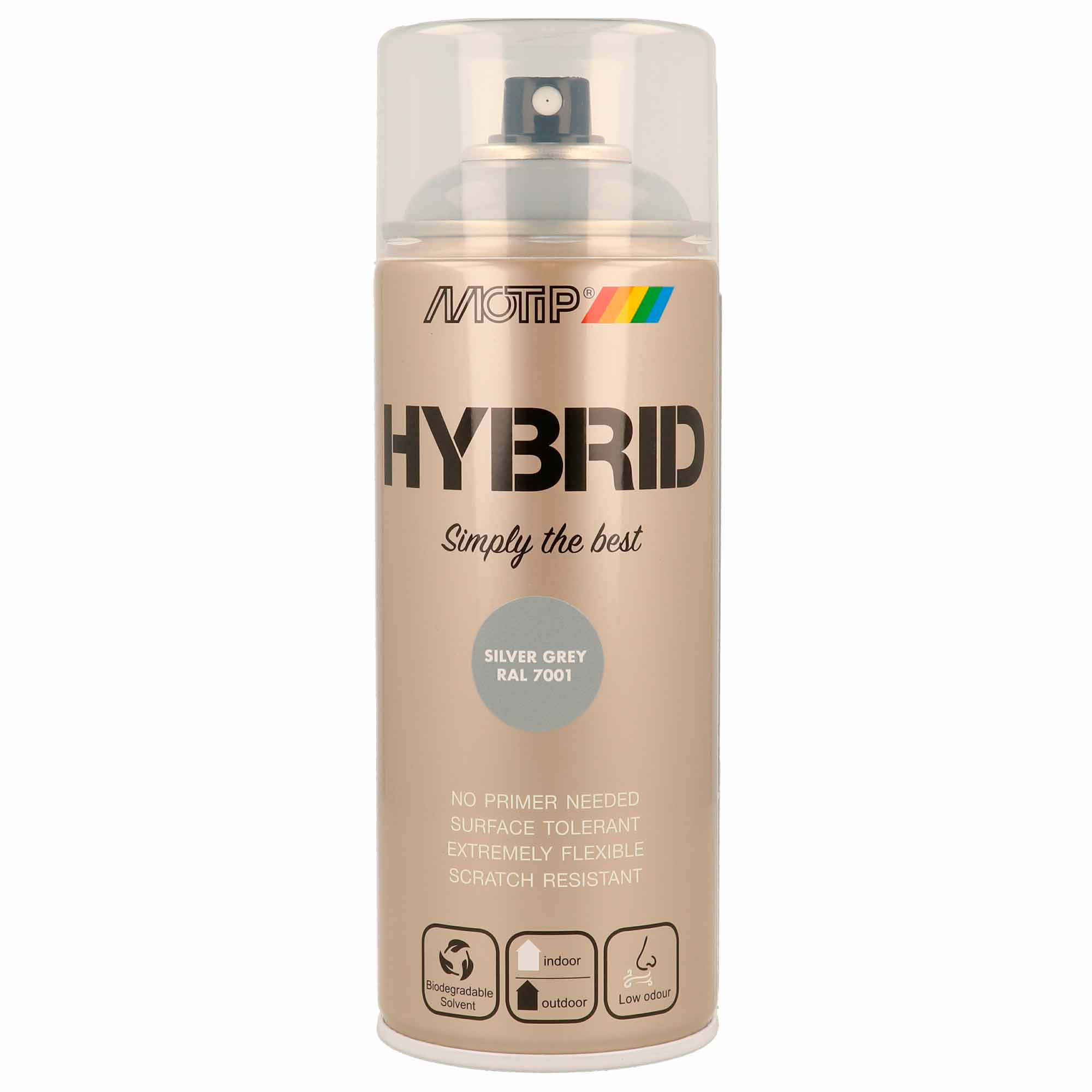 Spray Hybrid Cinza Brilho RAL 7001 - 400 ml