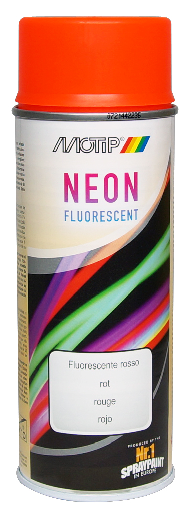 Spray Fluorescente Vermelho - 400 ml