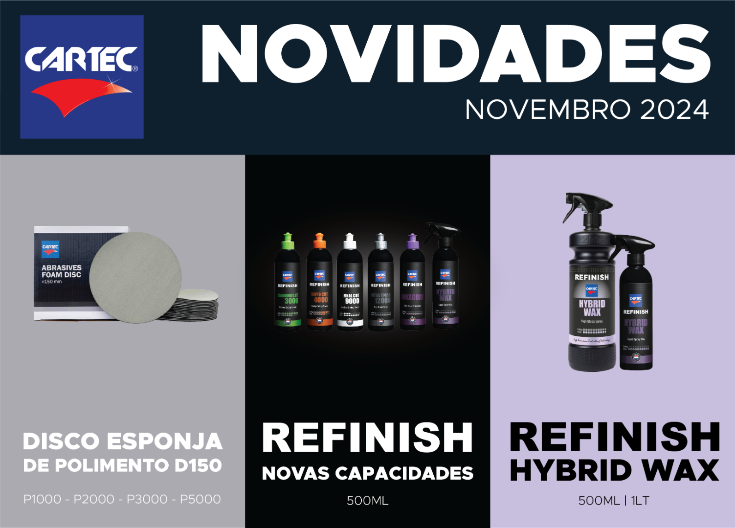  Novidades Cartec: Lançamentos de Novembro 2024